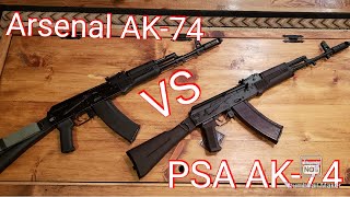 New PSA AK74 vs Arsenal AK74 slr104fr Palmetto State Armory review [upl. by Krebs]