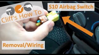 S10 Passenger Airbag Switch Removal [upl. by Akimert]