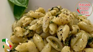 Authentic pesto  6 ingredients Real Italian recipe [upl. by Ahsenauj]