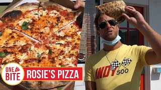 Barstool Pizza Review  Rosies Pizza Point Pleasant Beach NJ [upl. by Vasilek507]