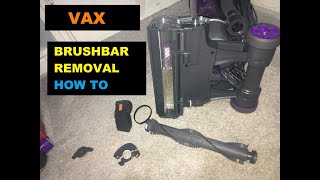 HOW TO Vax Air Vacuum cleaner  Brushbar removal amp cleaning [upl. by So]