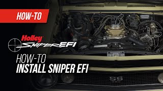 Holley How To Install Sniper EFI [upl. by Luane]