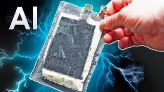 Making a BATTERY From ALUMINIUM FOIL [upl. by Htez]