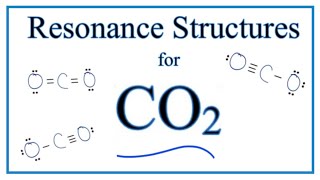 Resonance Structures for CO2 Carbon dioxide [upl. by Aidul]