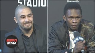 The best of Robert Whittaker and Israel Adesanyas UFC 243 press conference  ESPN MMA [upl. by Tsan565]