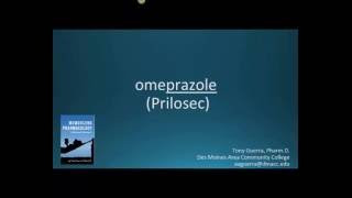 How to pronounce omeprazole Prilosec Memorizing Pharmacology Flashcard [upl. by Krischer159]