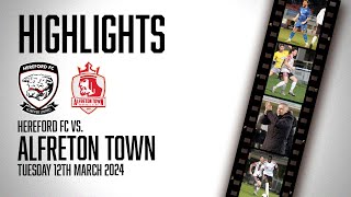 HIGHLIGHTS  Hereford 33 Alfreton Town [upl. by Eceerahs]