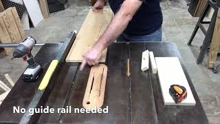 How to Make an Extremely Simple Tapering Jig [upl. by Adon711]