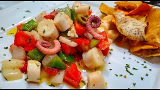 How to make Ensalada de Pulpo Octopus Salad Easy Step by Step [upl. by Noteloc]