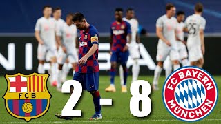 Barcelona vs Bayern Munich 28 Champions League QuarterFinal  MATCH REVIEW [upl. by Trumann]