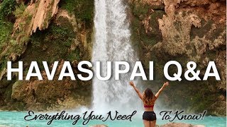 HAVASUPAI QampA Everything You Need To Know Havasu Falls [upl. by Cordey]