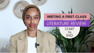 The Quickest Way To Write A First Class Literature Review  IN JUST 5 EASY STEPS [upl. by Anitnegra33]