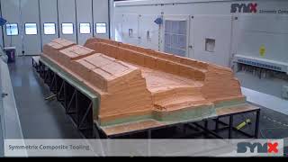 Outerlimits Offshore Powerboats 36 Sport Catamaran Hull Plug Construction [upl. by Nirrol]