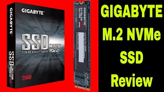 Gigabyte M2 SSD PCIe NVMe Review and speed tests [upl. by Jansen751]