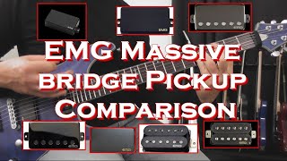 EMG massive Active bridge pickup comparison [upl. by Tehr698]