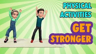 20 Min Physical Activities For Kids To Get Stronger [upl. by Adnolor650]