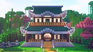 Minecraft How to Build a Japanese House [upl. by Adnyl789]