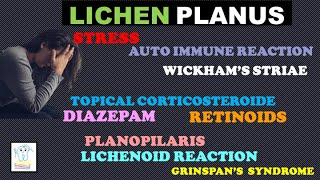 LICHEN PLANUS CauseClinical features amp treatment [upl. by Emaj]