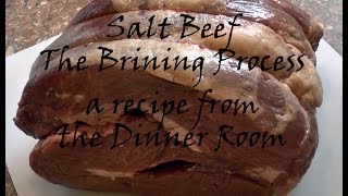 Salt Beef  The Brining Process [upl. by Suilmann506]