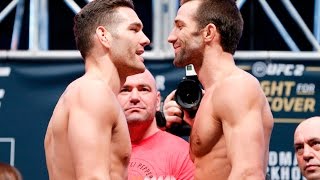 UFC 194 WeighIns Chris Weidman vs Luke Rockhold [upl. by Travax]