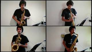 Eine Kleine Nachtmusik mov 1 quotAllegroquot  Saxophone Quartet [upl. by Daberath]