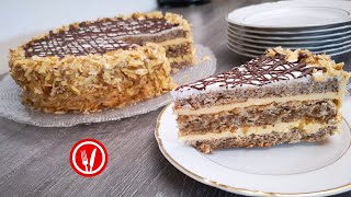 Torta Katarina  Orasi i Žuta Krema  The Best Walnut Cake [upl. by Yaf]