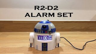 R2D2 Clock Alarm Set [upl. by Naerad]