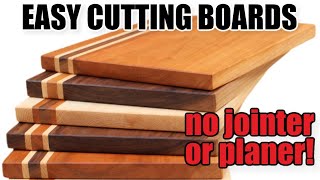 How to Make Cutting Boards with Minimal Tools [upl. by Monika599]