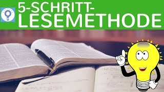 Tipps für schnelles amp effektives Lesen amp Verstehen  5GangLesemethode  Lesestrategie [upl. by Hinkle]