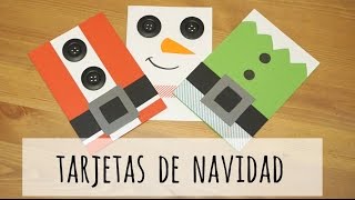 Tarjetas de Navidad 4 ideas fáciles  Vídeo Express [upl. by Dnomhcir572]