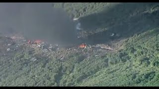 Aerials Fatal C130 Military Crash [upl. by Gladwin]