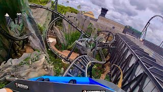 Jurassic World VelociCoaster Front Row OnRide POV at Universals Islands of Adventure BEST QUALITY [upl. by Giark283]