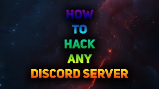 How To Hack Any Discord Server Fast And Easy UNDETECTED WORKING 2021 [upl. by Thane979]