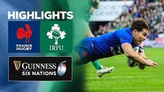 France v Ireland  Match Highlights  2022 Guinness Six Nations [upl. by Rakabuba]