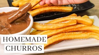 Homemade Churros  Pinoy Recipe [upl. by Esilehs712]