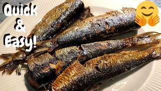 How To Make Tinapa  Homemade Smoked Fish Recipe Using Sardines [upl. by Nahta]