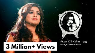 Agar Dil Kahe  Kaun Hai Jo Sapno Mein Aaya  Shreya Ghoshal Sonu Nigam  AVS [upl. by Yrrem]