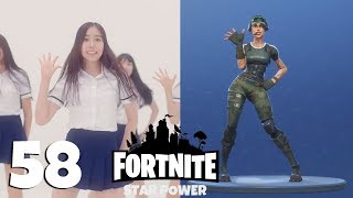 Fortnite ALL 58 emotes and dances  Their real life original references [upl. by Reteip282]