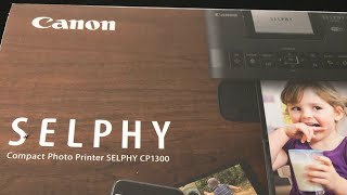 Canon Selphy CP1300 Setup [upl. by Tosch]