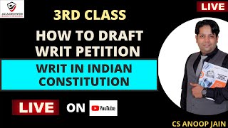 live session how to draft writ petition [upl. by Colver143]