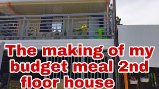 My budget meal 2 storey house 550K information house construction [upl. by Ettevad593]