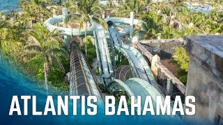 All Big Water Slides at Atlantis Paradise Island  Nassau Bahamas [upl. by Eatnad11]