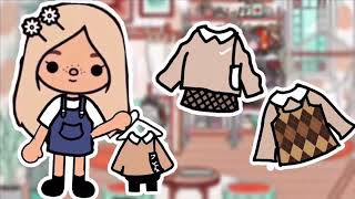 How to use the free clothes I made on your Toca Boca character  Toca Boca world [upl. by Aztilem]