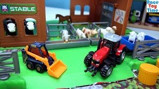 Farm Barn Playset Plus Fun Animal Toys For Kids [upl. by Muire255]