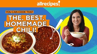 How To Make The Best Homemade Chili  Allrecipes [upl. by Yeltnarb872]