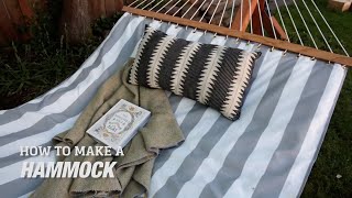 How to Make a DIY Hammock [upl. by Miche]