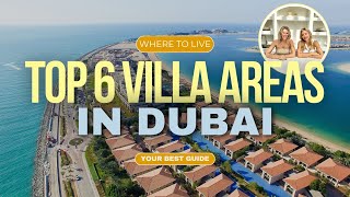 TOP 6 VILLA AREAS IN DUBAI 2025 Rental prices in description dubai [upl. by Froma]