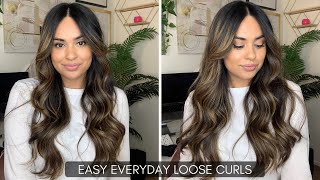 EASY EVERYDAY LOOSE CURLS [upl. by Boardman710]