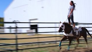 Haley Ganzel A Trick Riding Legacy [upl. by Enneyehc]