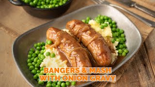 Bangers and Mash with Onion Gravy [upl. by Tallia]